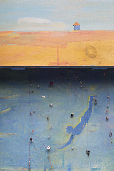 The Diver, ocean beach
